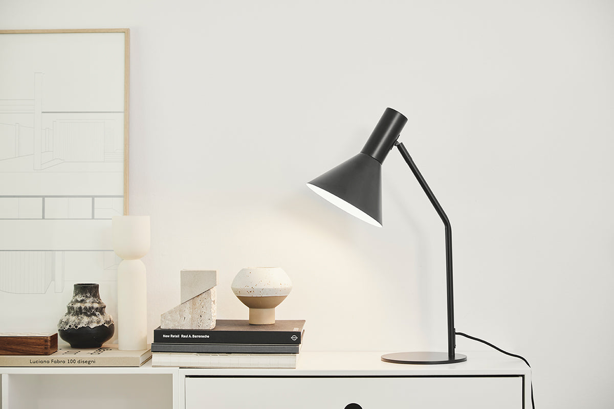 FRANDSEN Lyss Bordlampe - Mat Sort