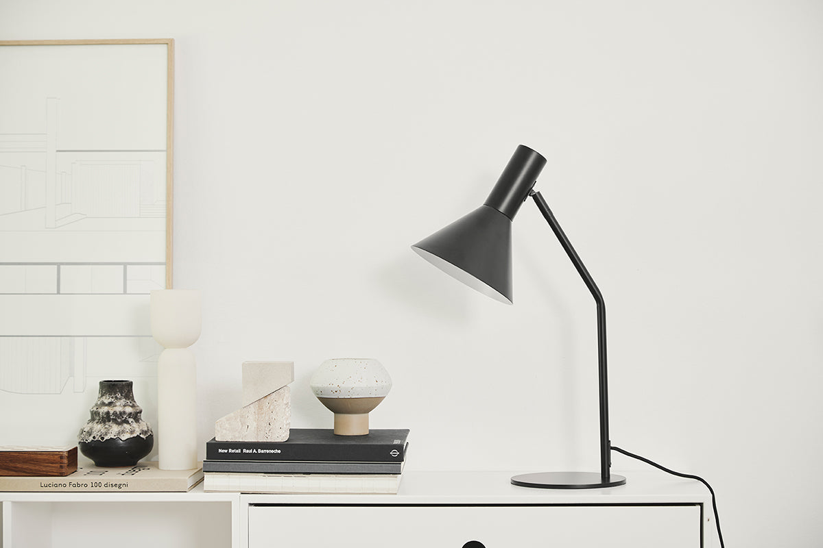 FRANDSEN Lyss Bordlampe - Mat Sort