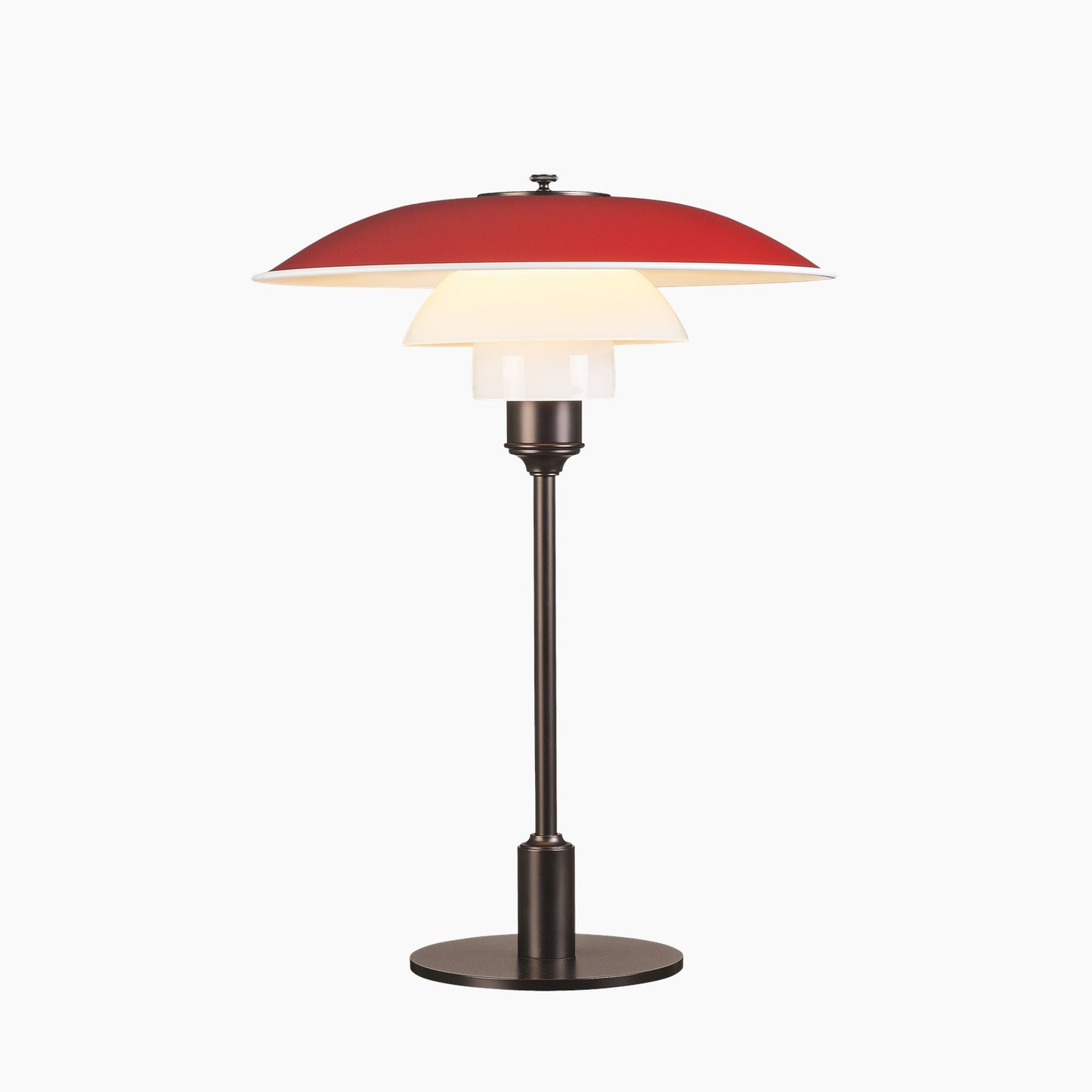 Louis Poulsen PH 3½-2½ Bordlampe - Rød
