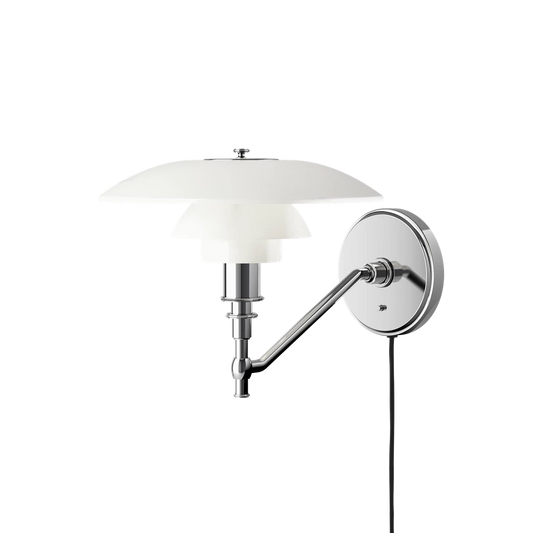 Louis Poulsen PH 3/2 væglampe - Højglansforkromet