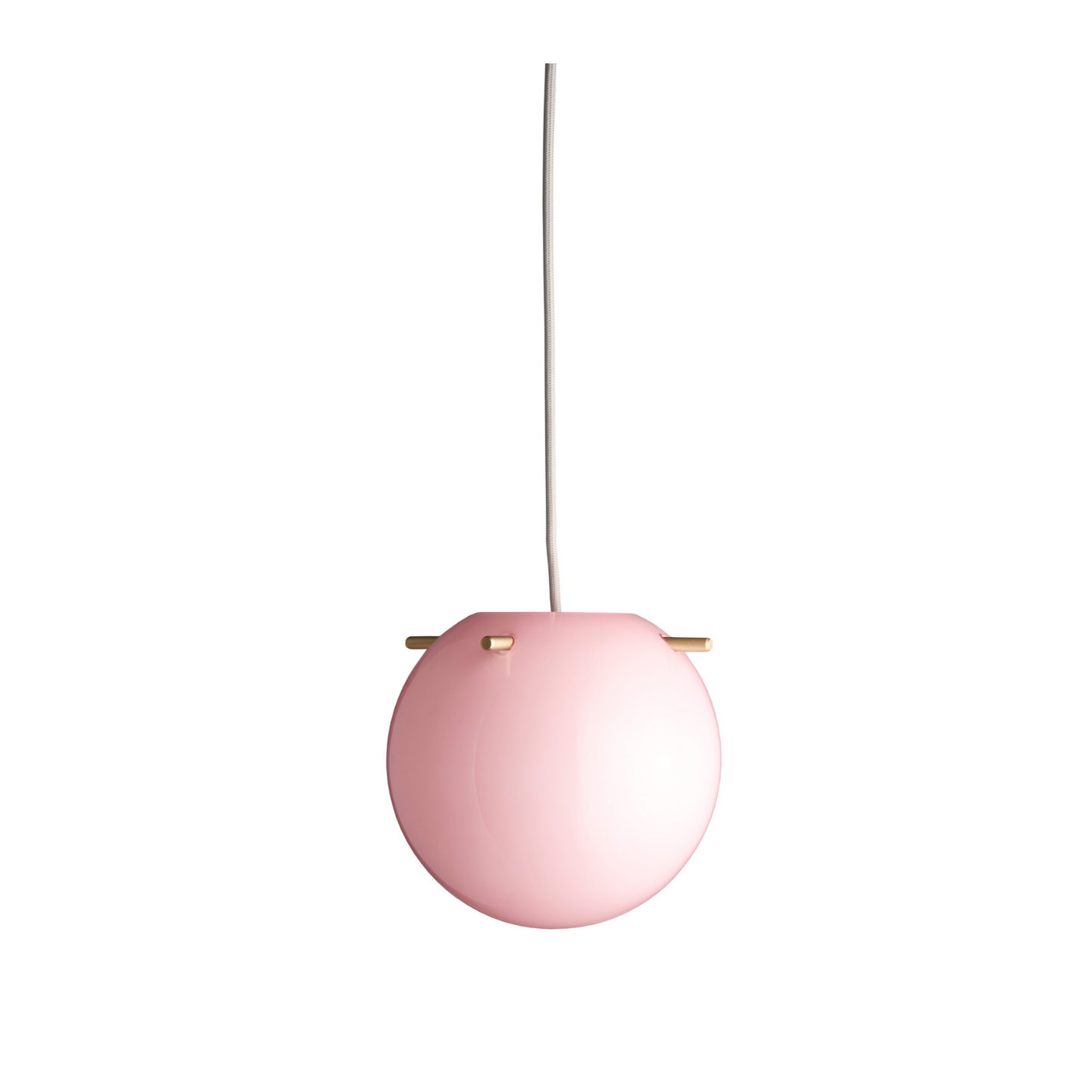 FRANDSEN Koi Pendel Ø25 - Opal Rose/Brass Sticks
