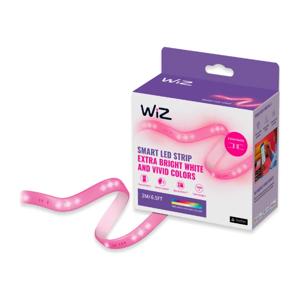 WiZ, Färg, LED Strip 2M, Grundenhet