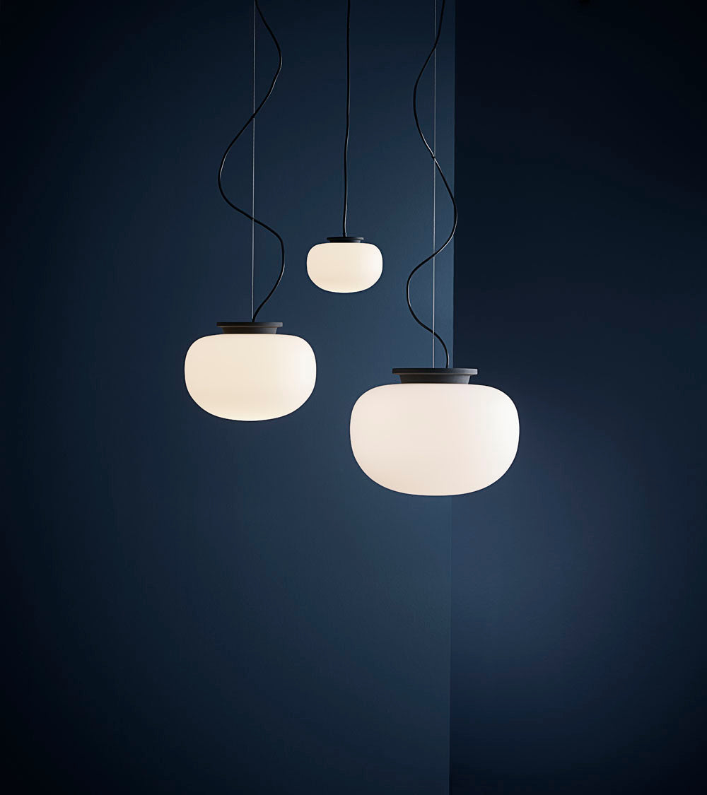 Frandsen Supernate Pendant Ø13,3 Opal White/Black