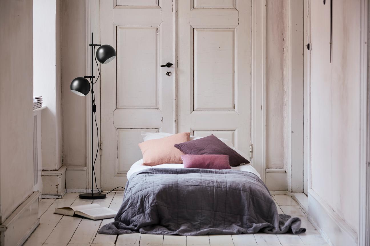 Frandsen Ball Double Gulvlampe - Sort