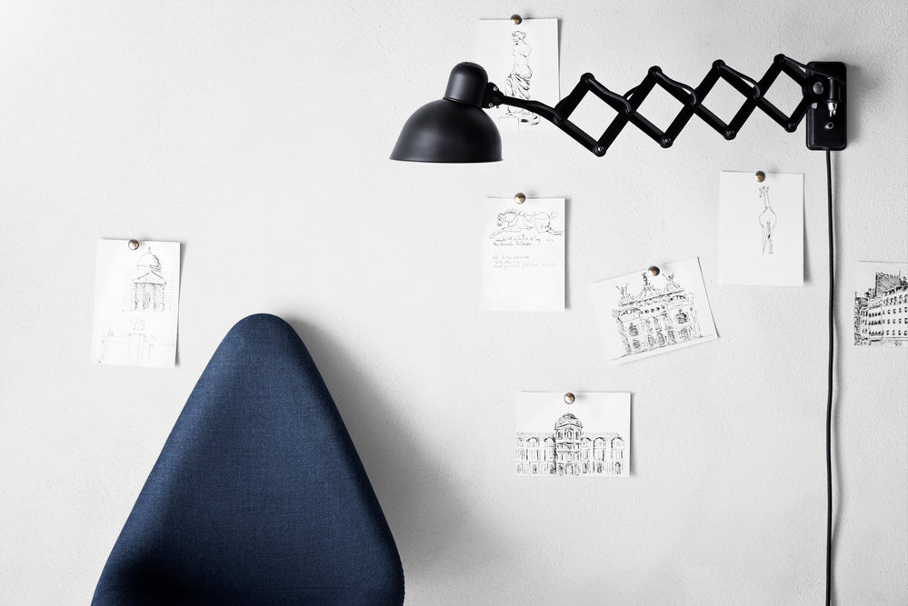 Fritz Hansen - Kaiser Idell Vägglampa 6718W Matt Svart -
