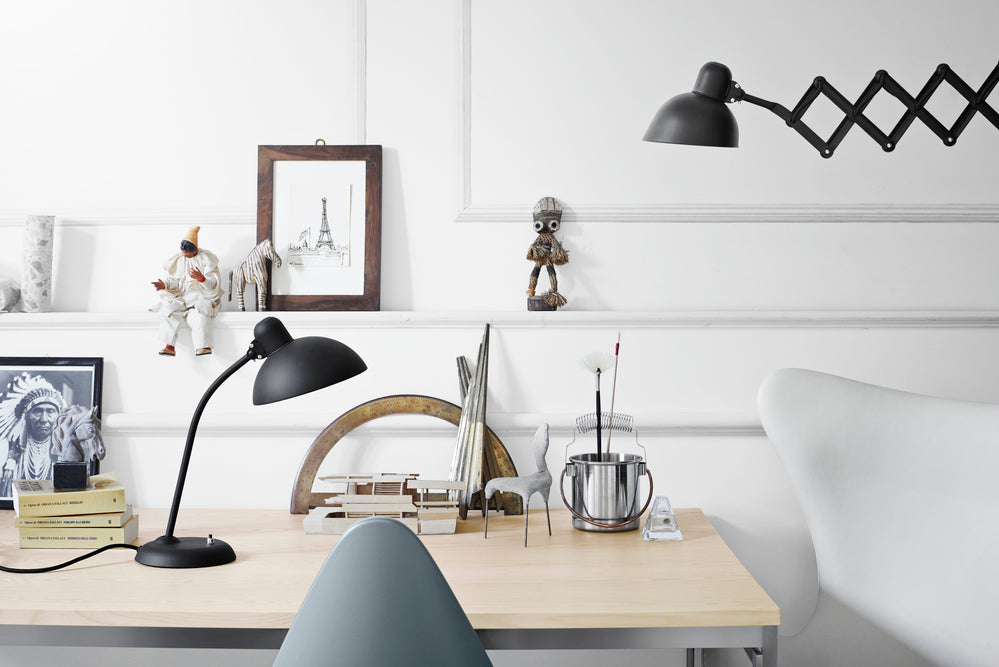 Fritz Hansen - Kaiser Idell Vägglampa 6718W Matt Svart -