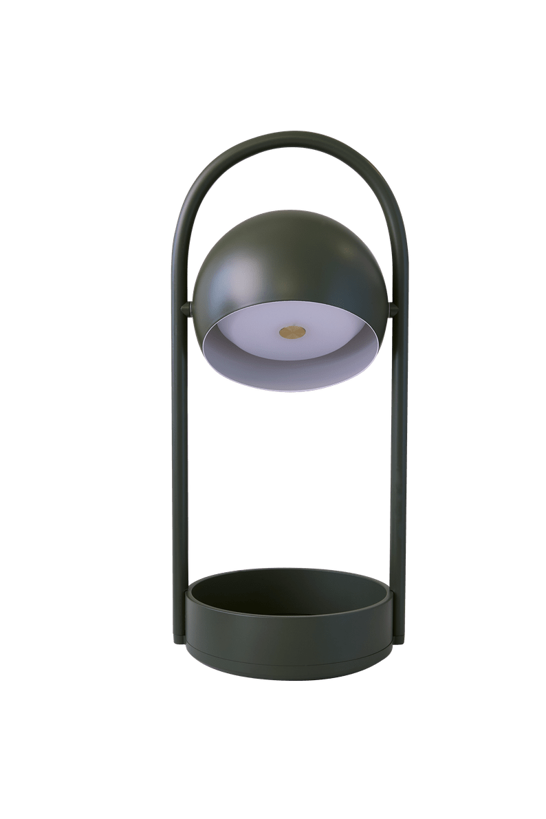 Frandsen Ball Genopladelig bordlampe - Olivengrøn