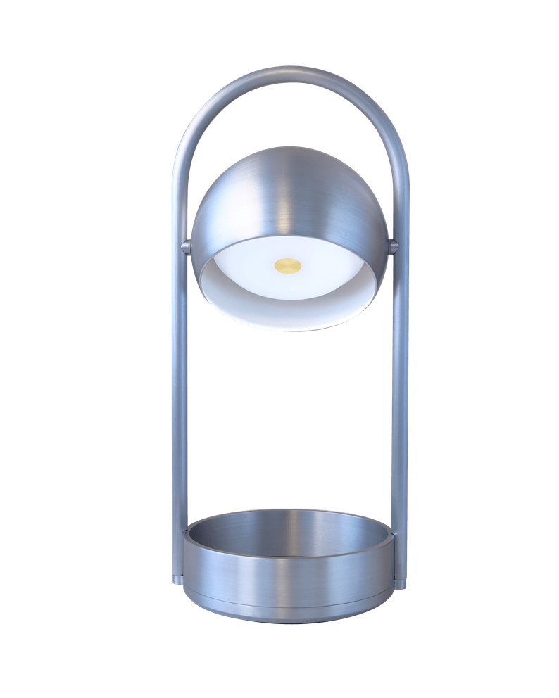 Frandsen Ball Genopladelig bordlampe - Børstet stål