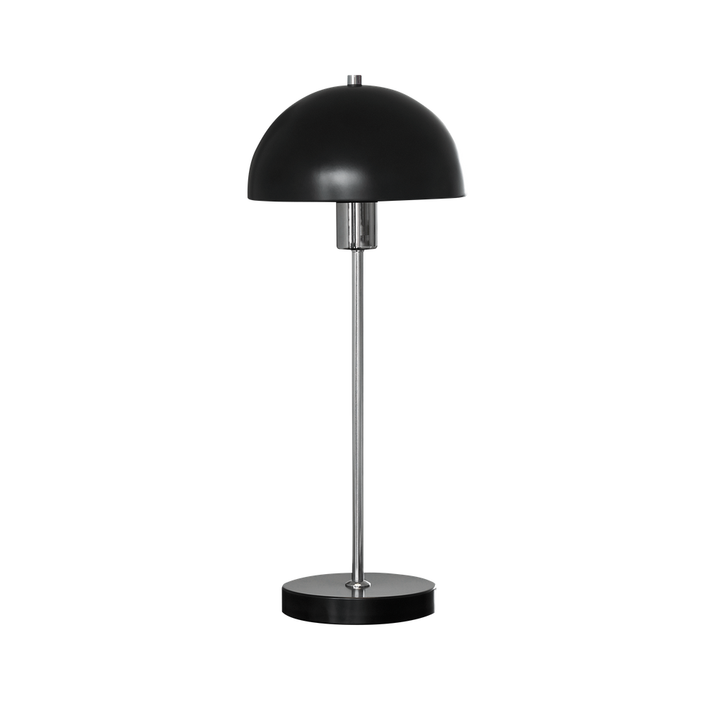 Herstal Vienda bordslampa svart/krom E14