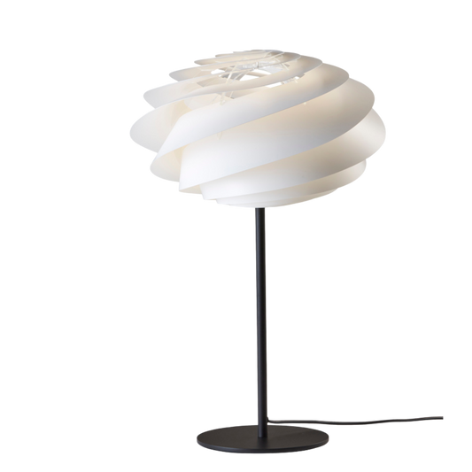 Swirl bordlampe fra LE Klint