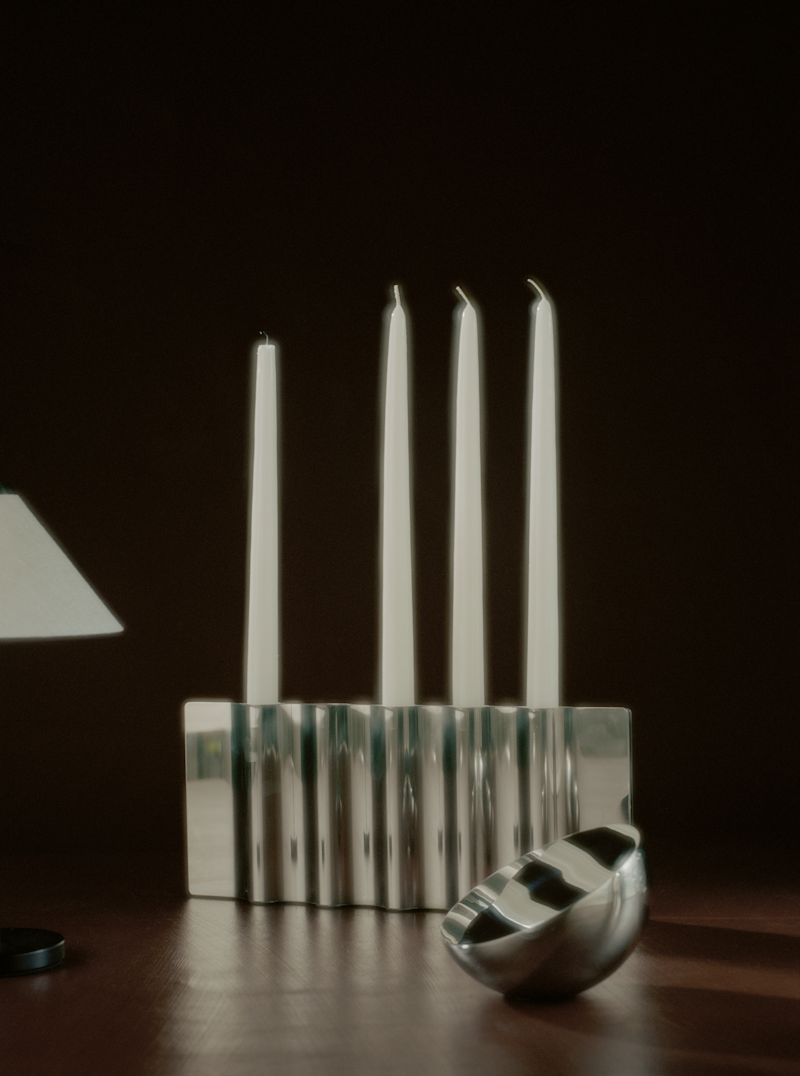New Works Ripply Candle Holder