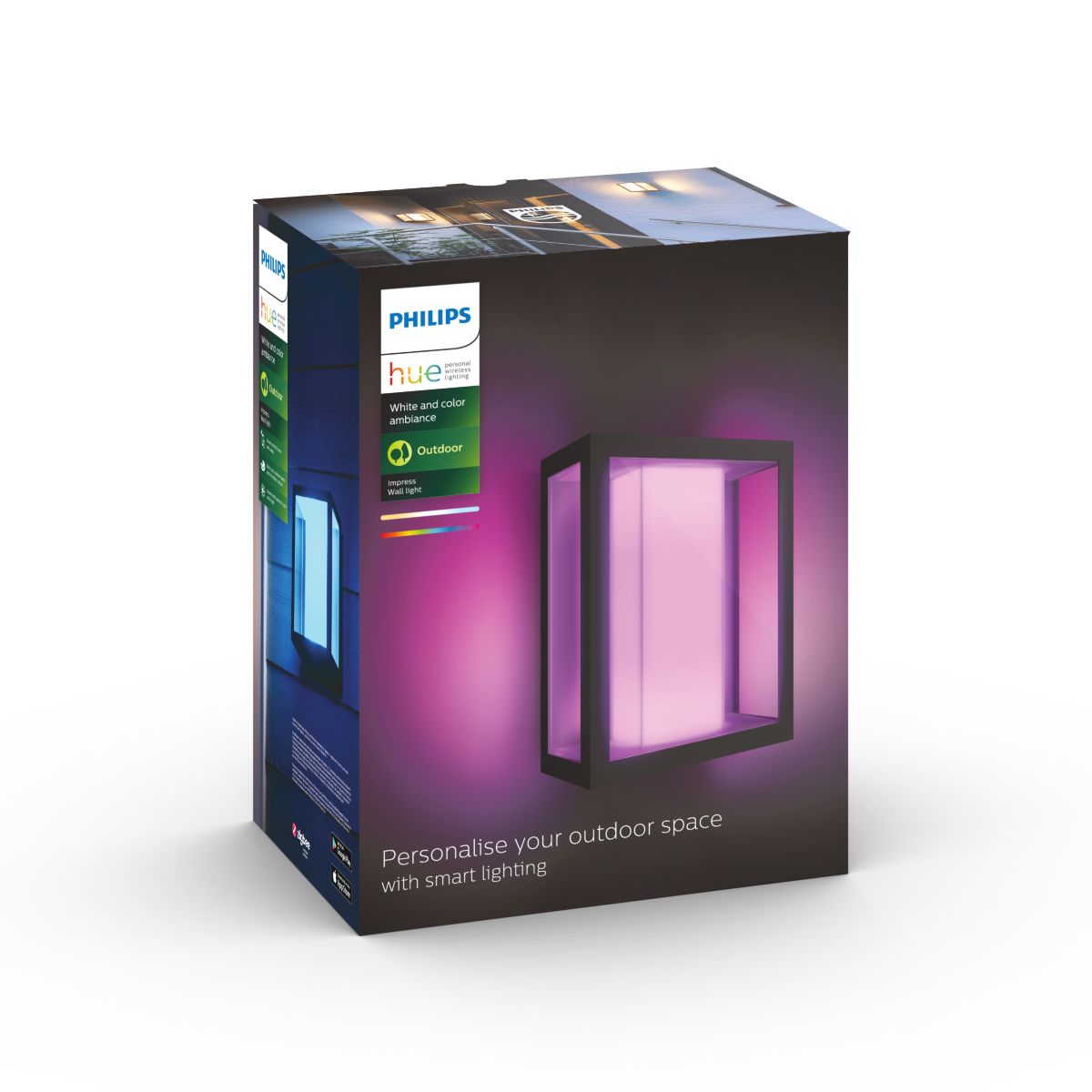 Philips Hue - Impress Udendørs Væglampe Stor