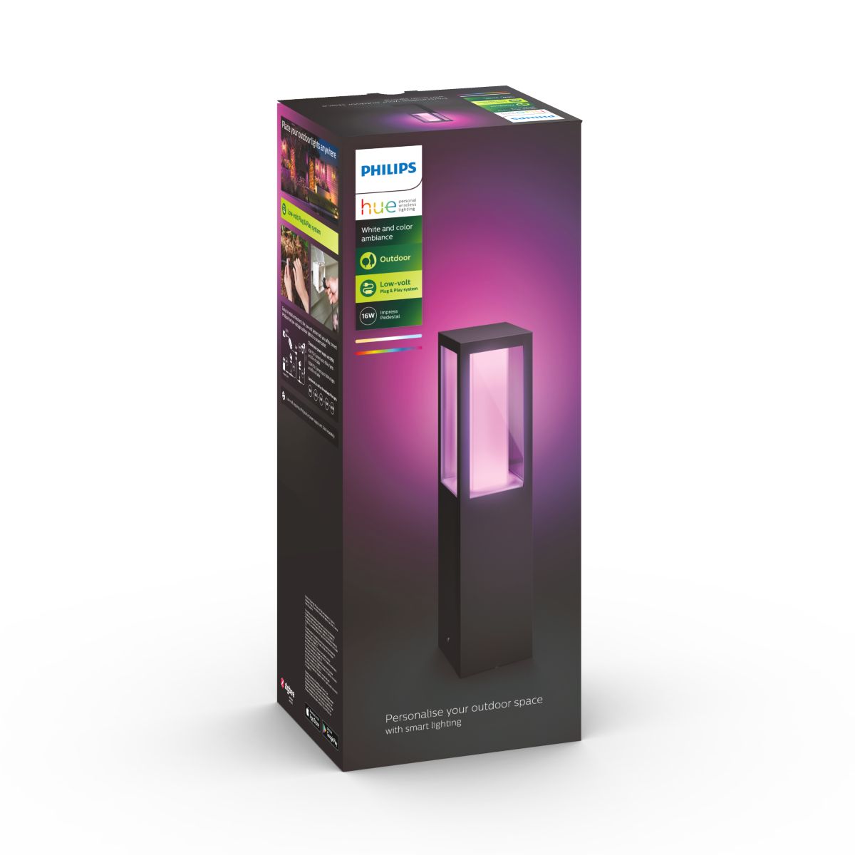 Philips Hue - Impress utomhuslampa Piedestal