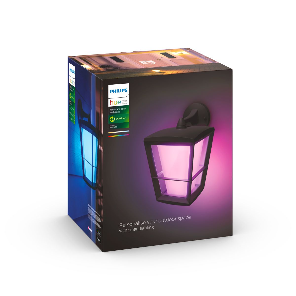 Philips Hue Econic Hue Væglampe Ned