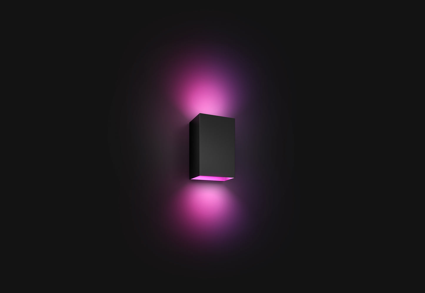 Philips Hue Resonate Color væglampe up/down sort