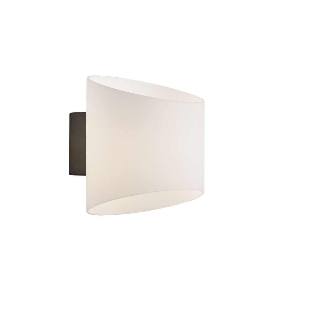 Herstal Evoke Oval - Antracit/Opal Glas