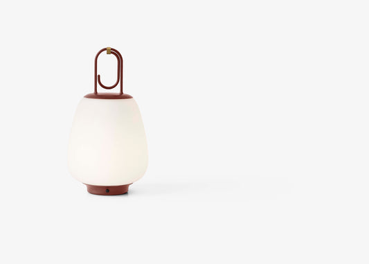 &tradition Lucca genopladelig bordlampe - Maroon