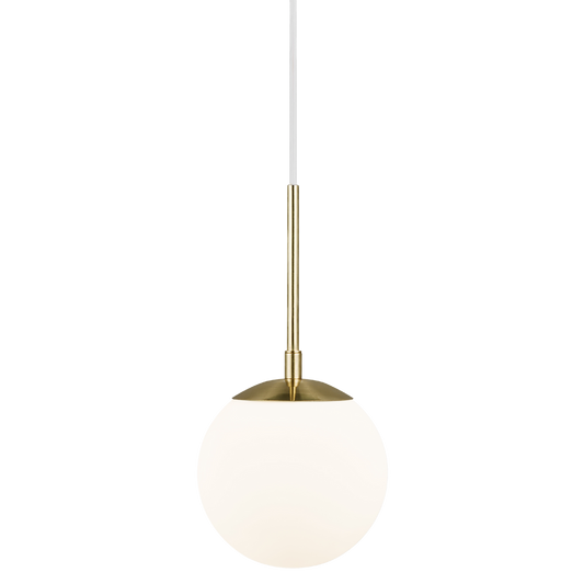 Nordlux Grant 15 Pendel - Opalhvid med messing