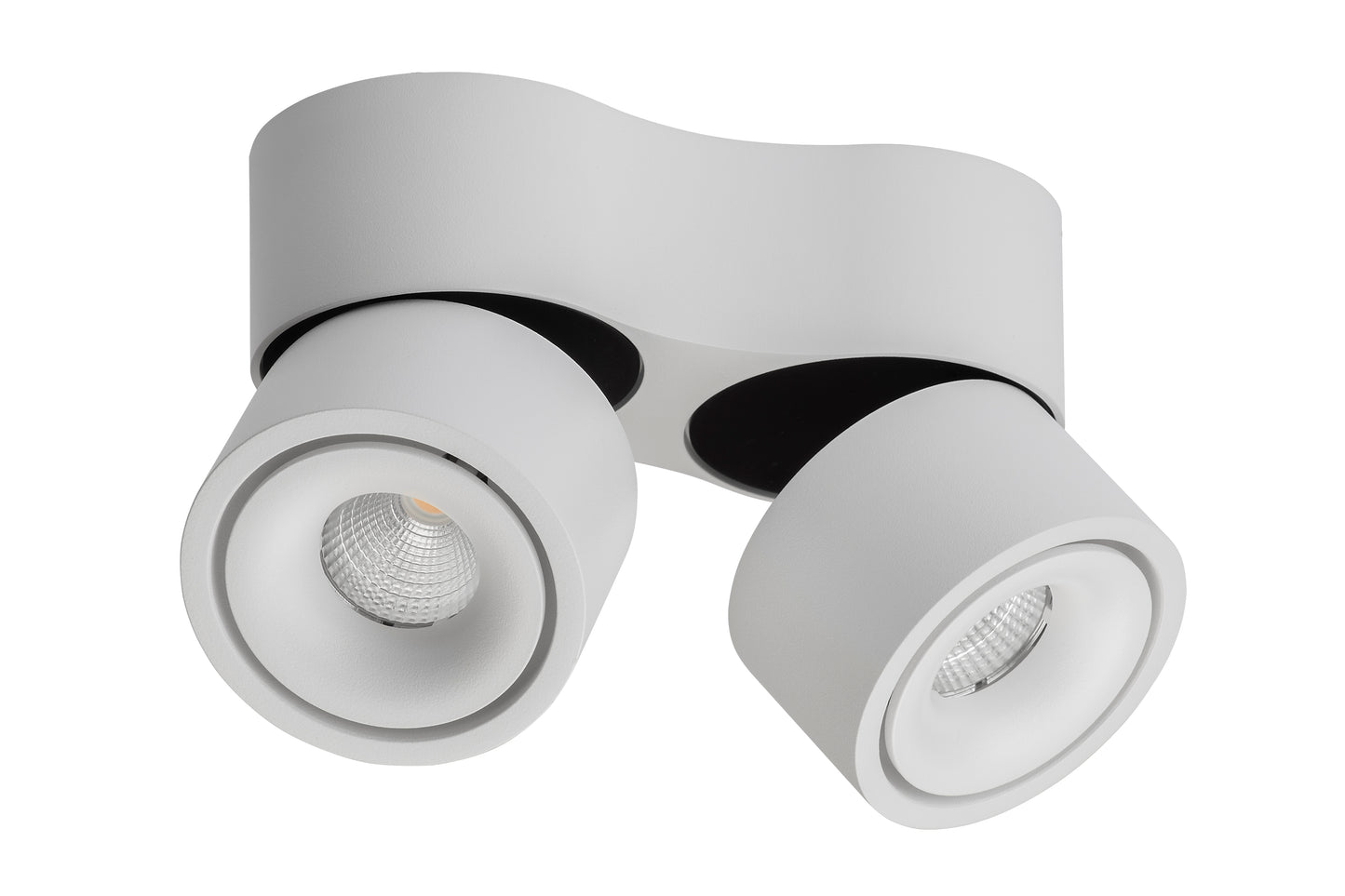 ANTIDARK Easy Mini Dubbel LED - Vit