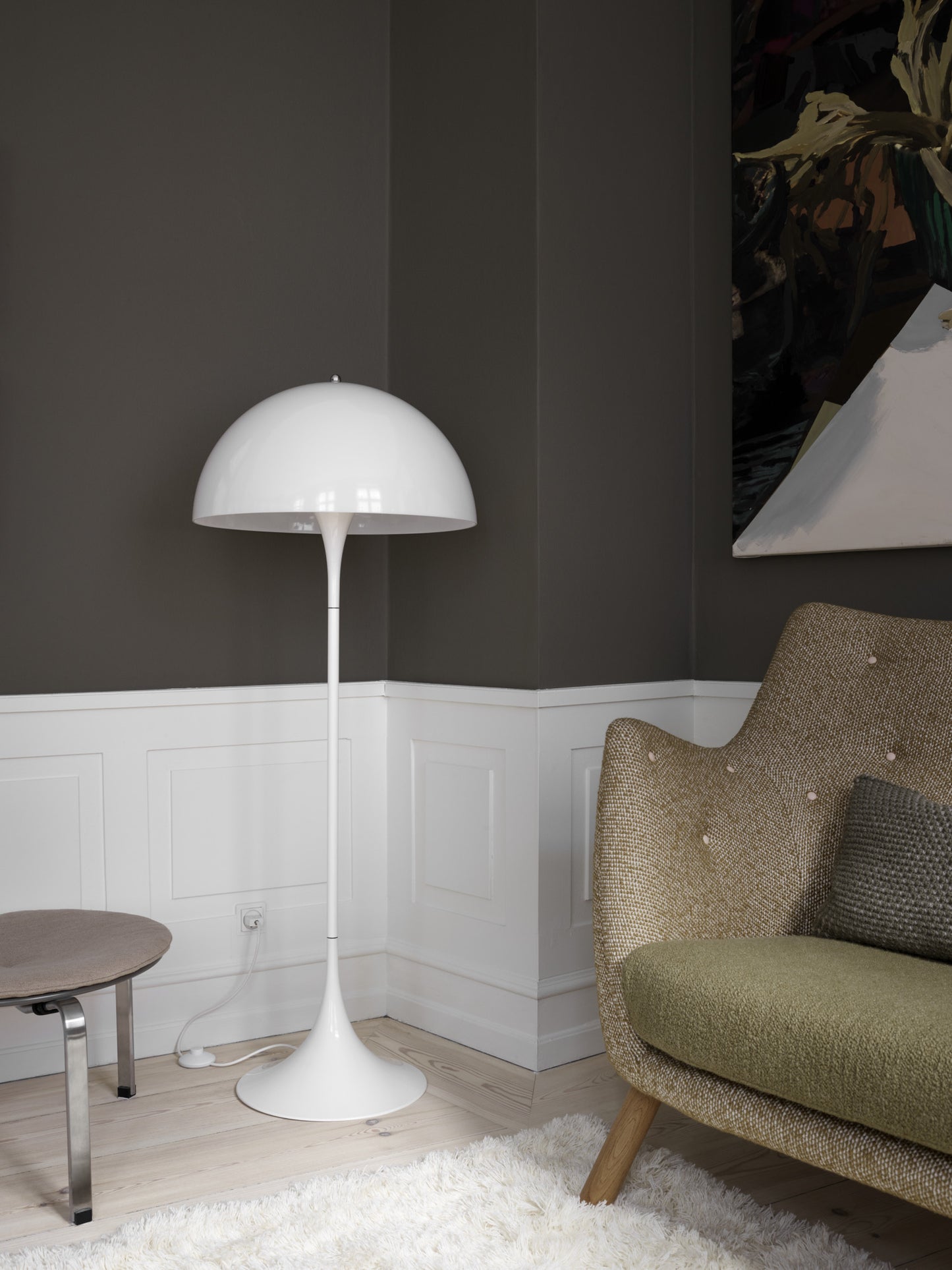 Louis Poulsen Panthella Gulvlampe - Opal