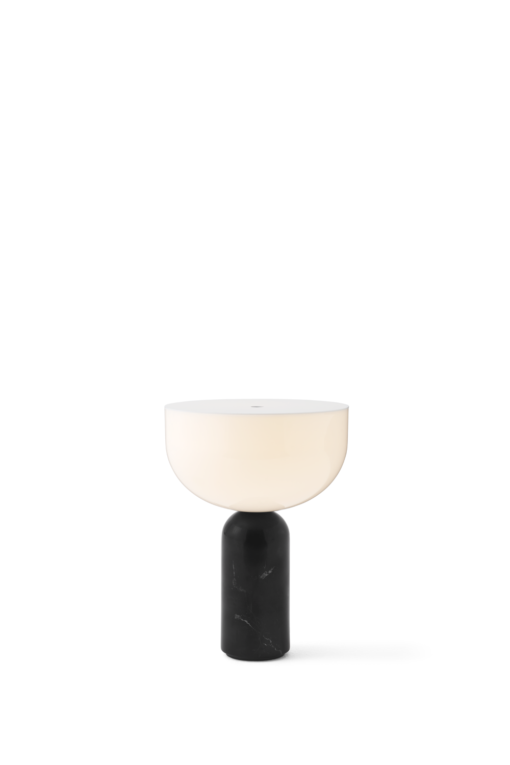 New Works Kizu Genopladelig Bordlampe - Sort Marmor