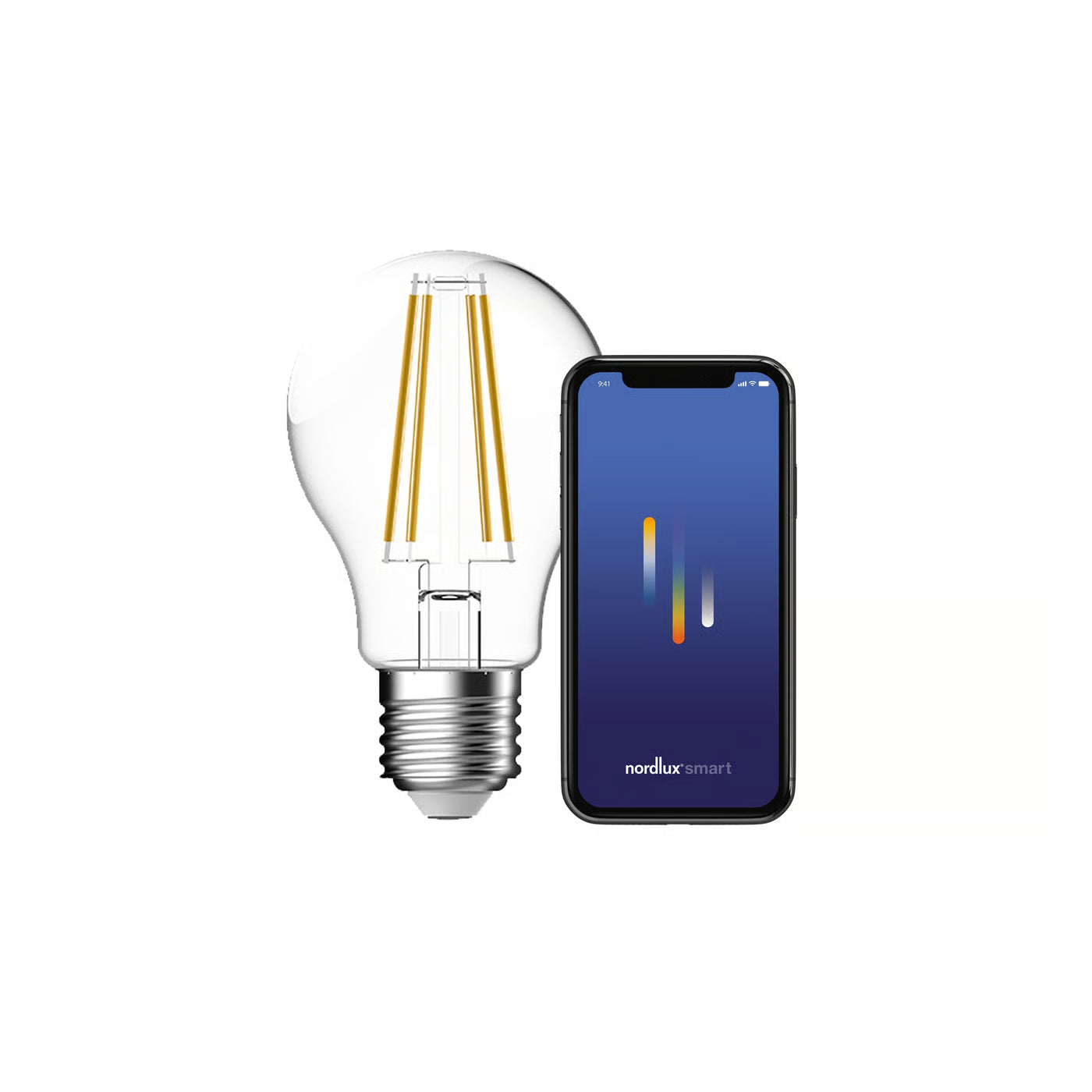 Nordlux Smart E27 A60 2200-6500 Kelvin 600 Lumen Pære Klar