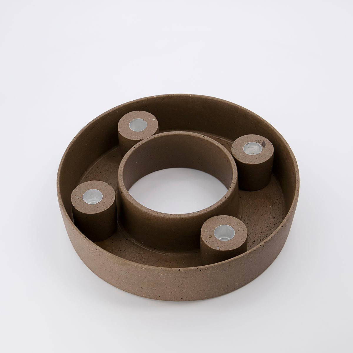 House Doctor - Ljusstake Ring - brun