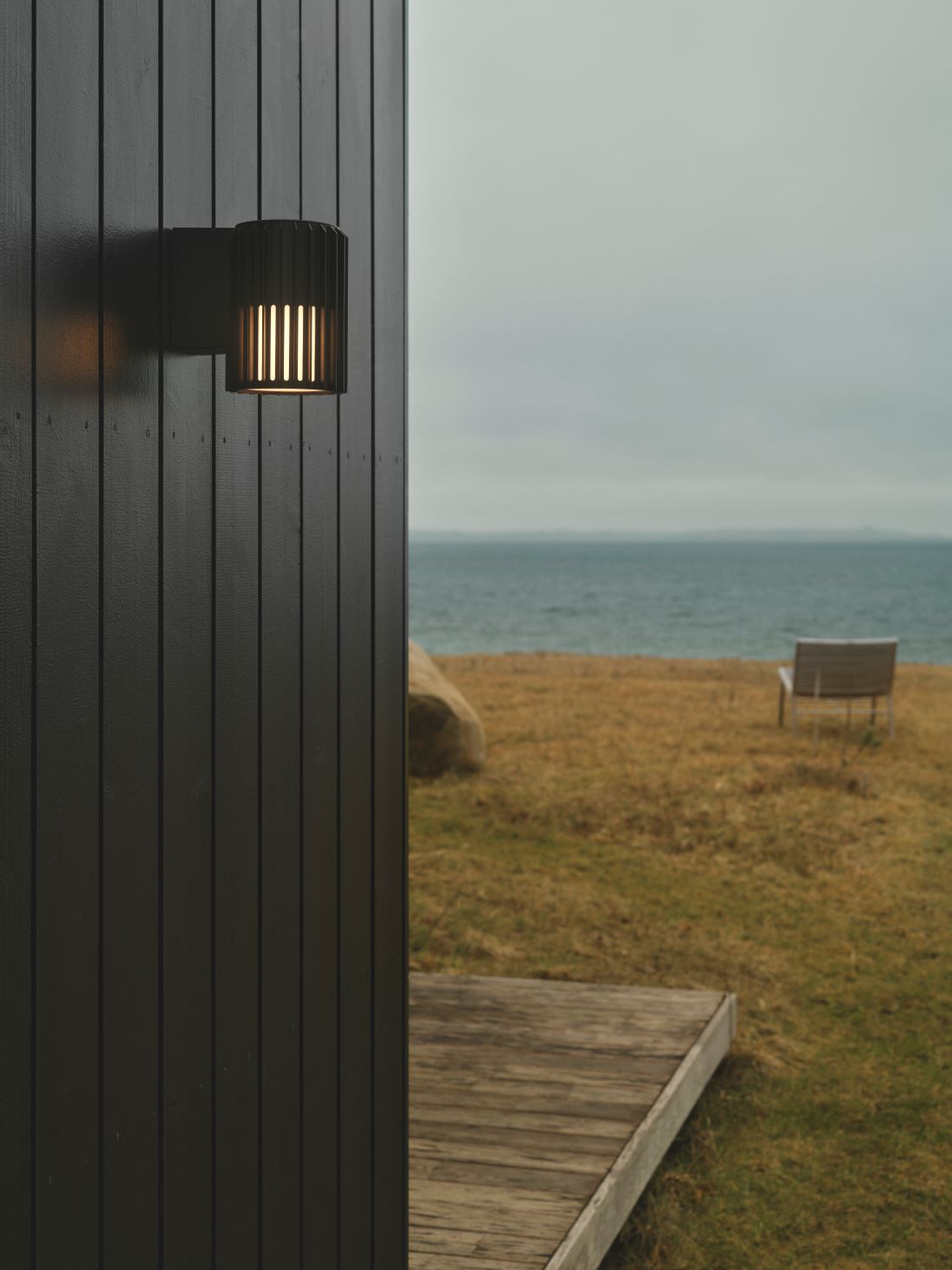 Nordlux Aludra Væglampe Seaside sort