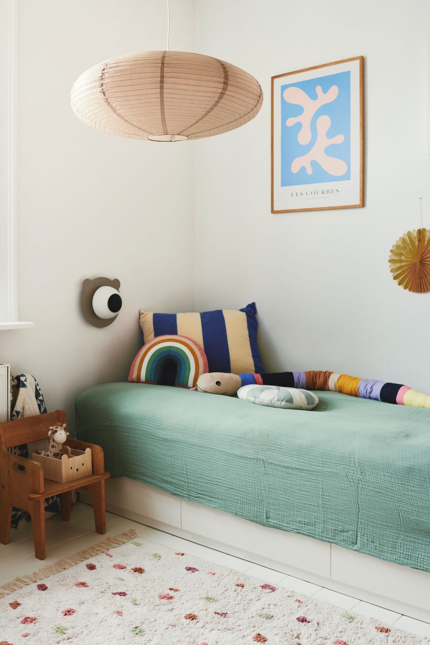 Nordlux Villo 60 Rispappersskärm - Beige