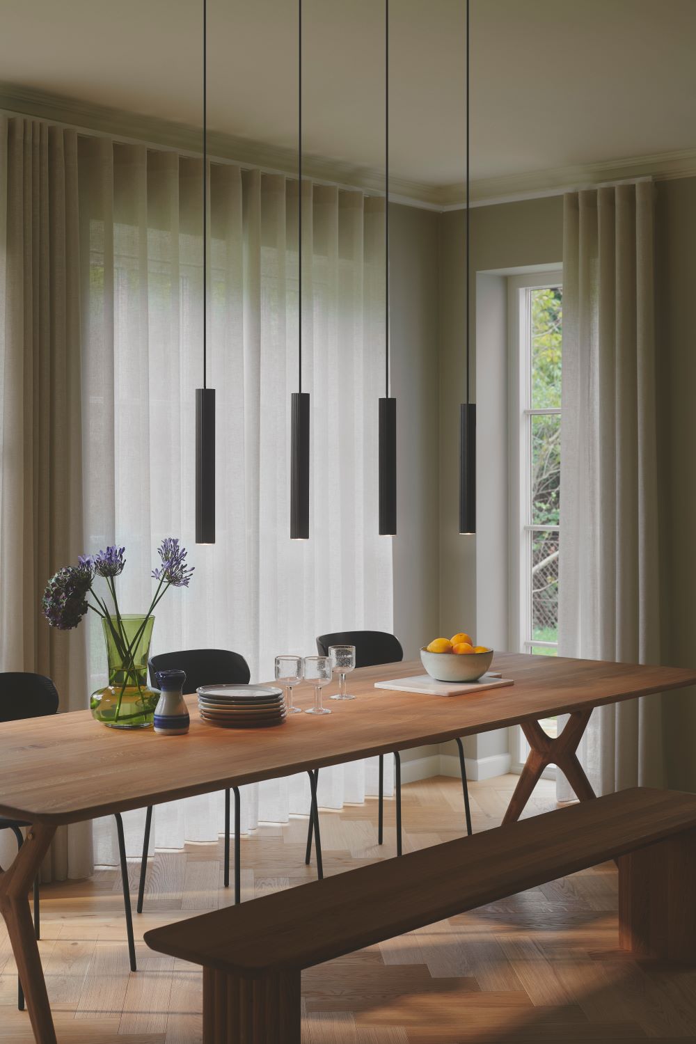 Nordlux Vico 4-Rail Pendel Sort