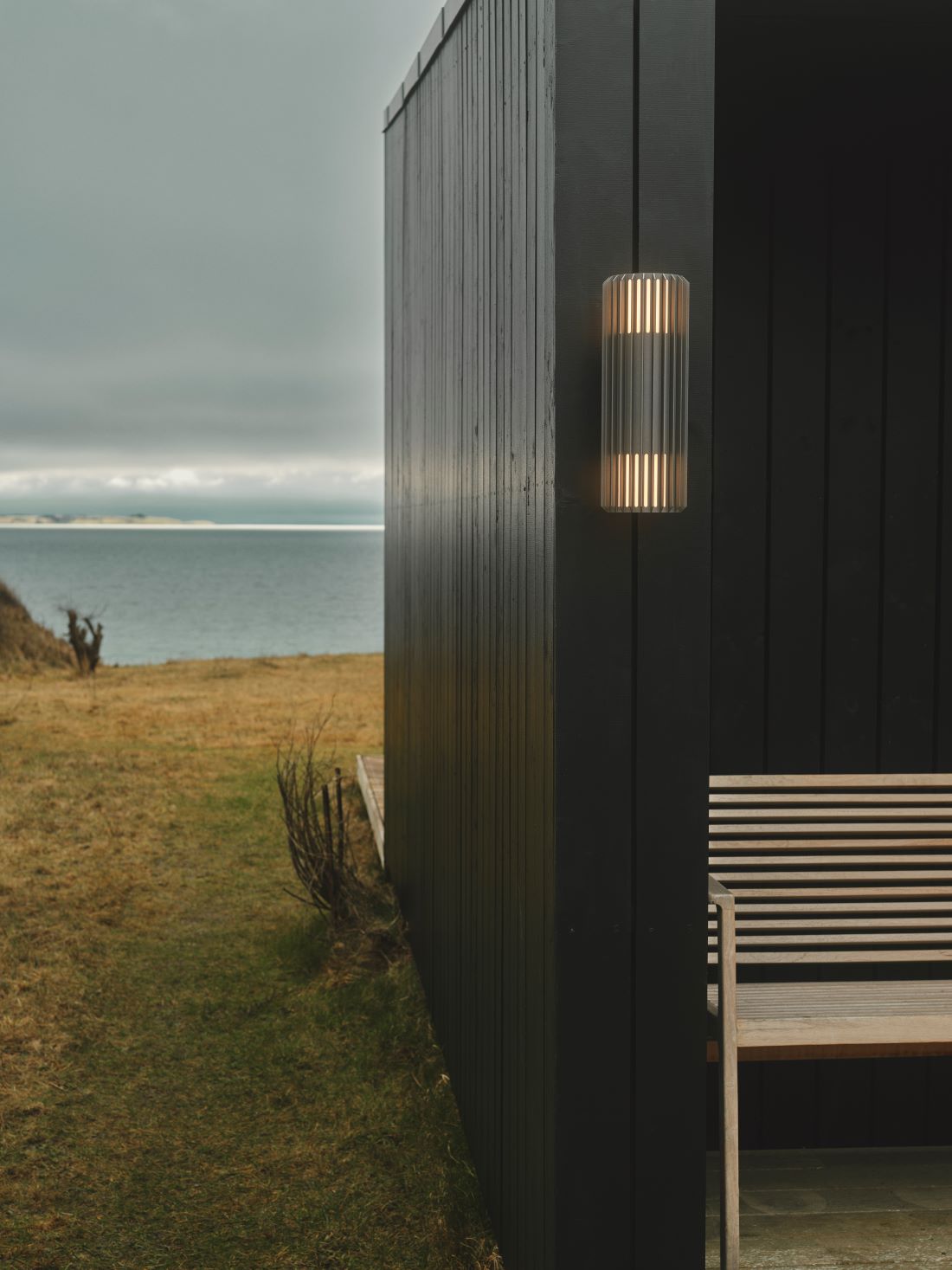 Nordlux Aludra Double Væglampe Seaside - antracit