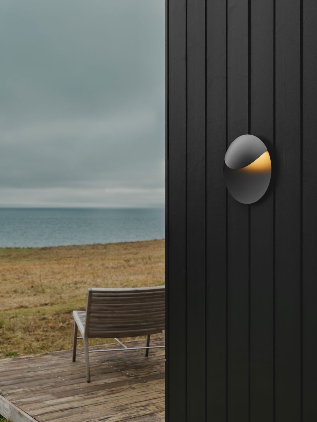Nordlux Valopin Væglampe Seaside sort