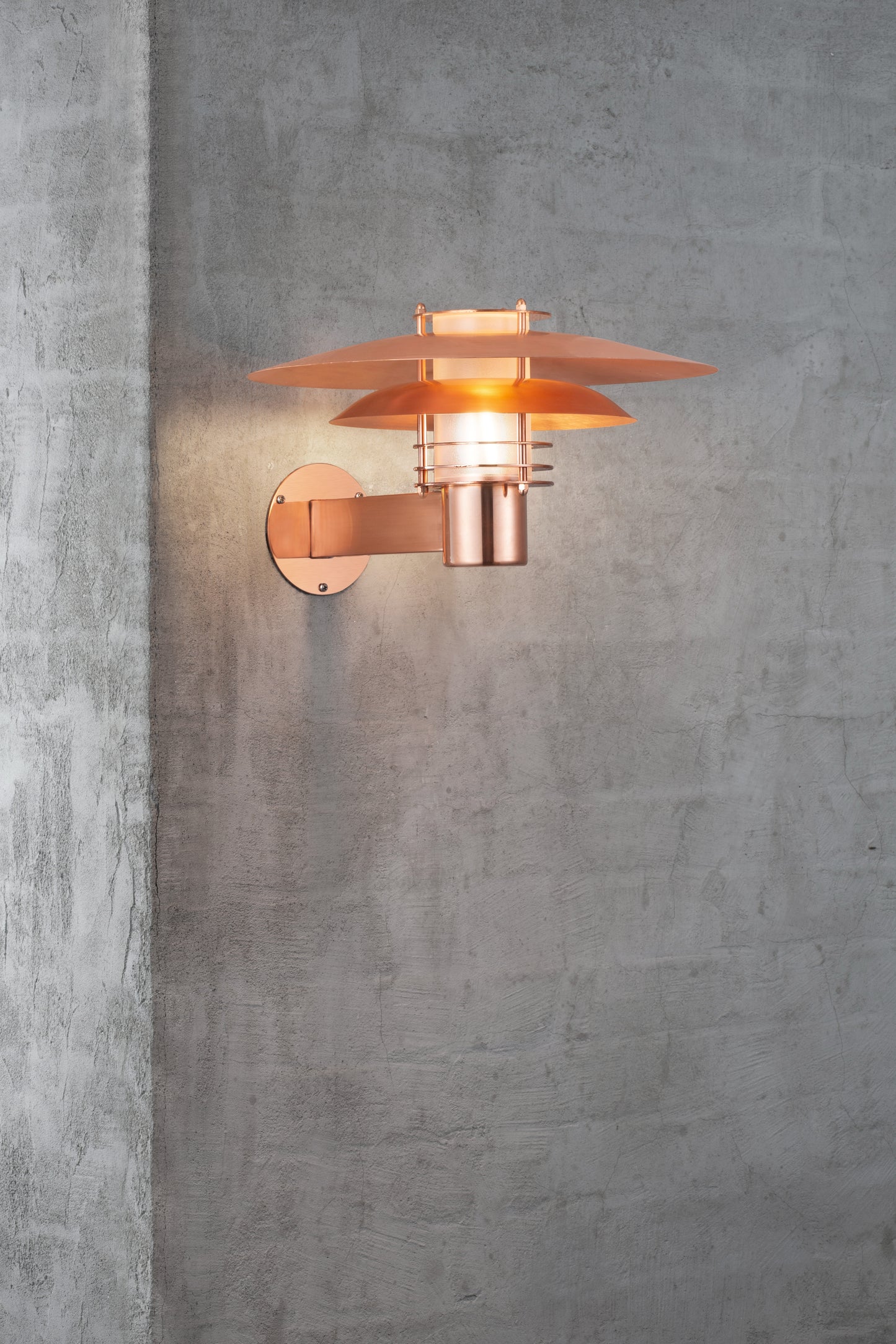Nordlux Phoenix Outdoor Vägglampa - Koppar