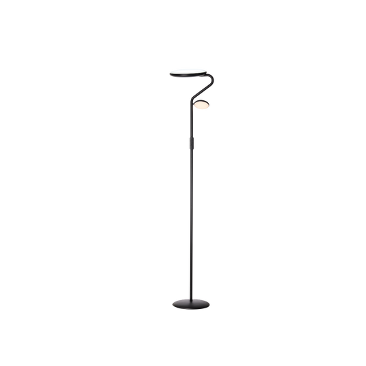 Halo Design Slim Uplight Floor Lamp - Sort