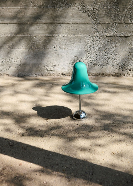 Verpan Pantop Genopladelig Bordlampe - Lys Turkis