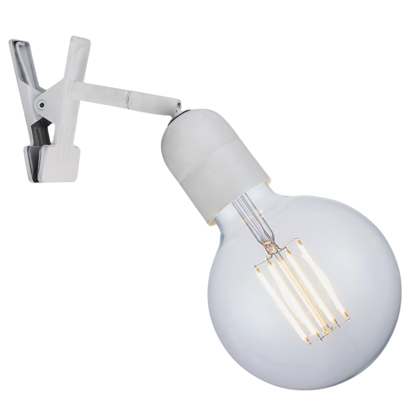 Halo Design Elegance Clip-on lampa - Vit