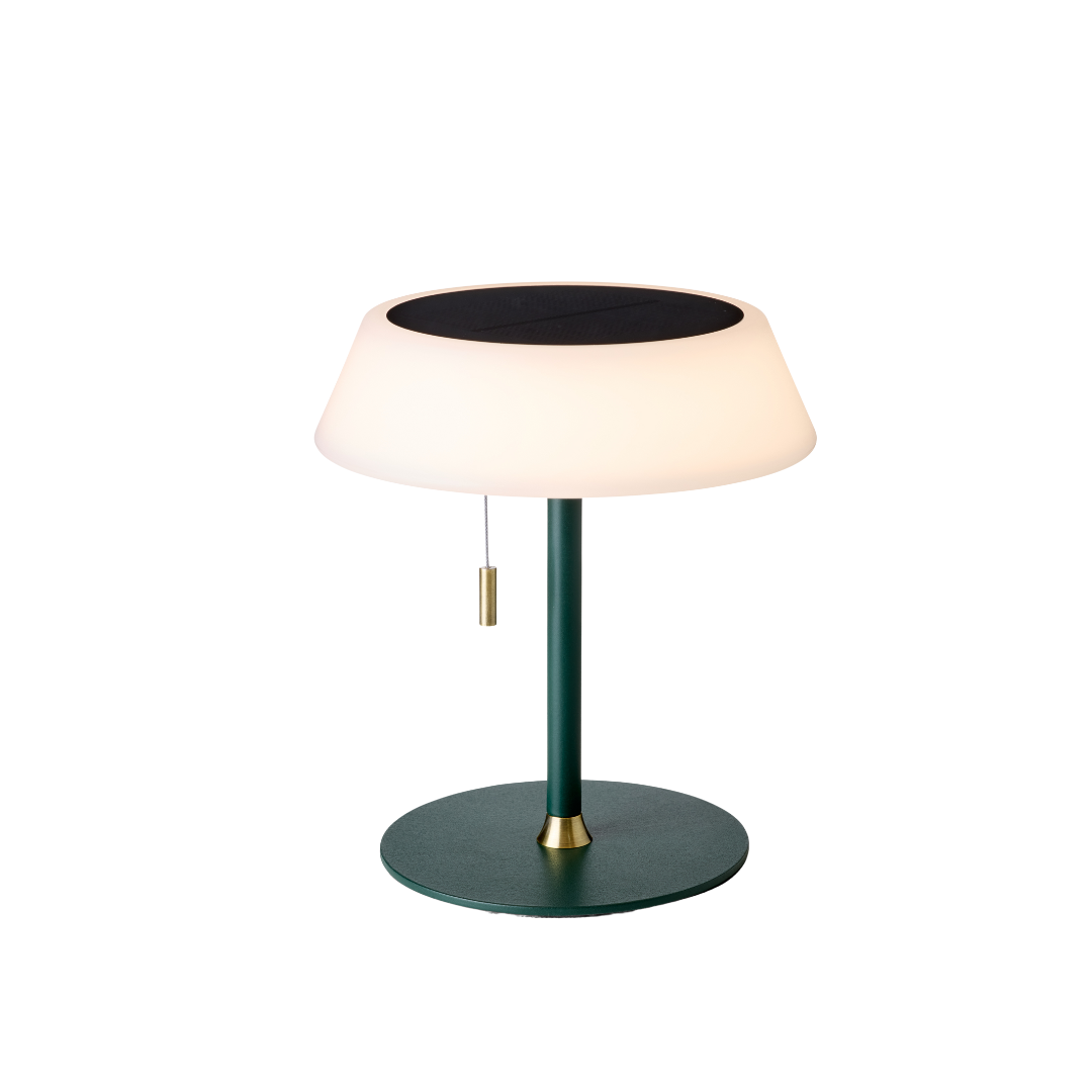 Halo Design Solar Portable Table Lamp - Mørk Grøn
