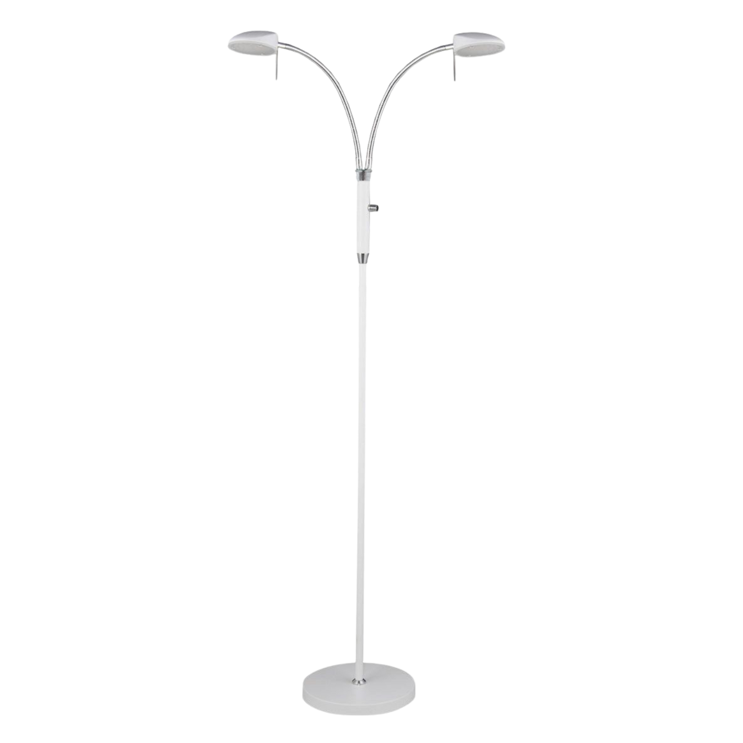 Halo Design Vegas LED-golvlampa 2 lamphuvuden - Vit