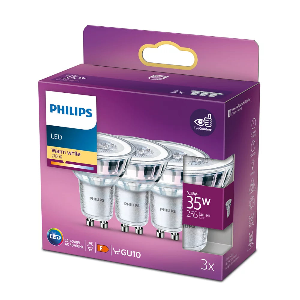 Philips - Gu10 - 3-pak - 35W