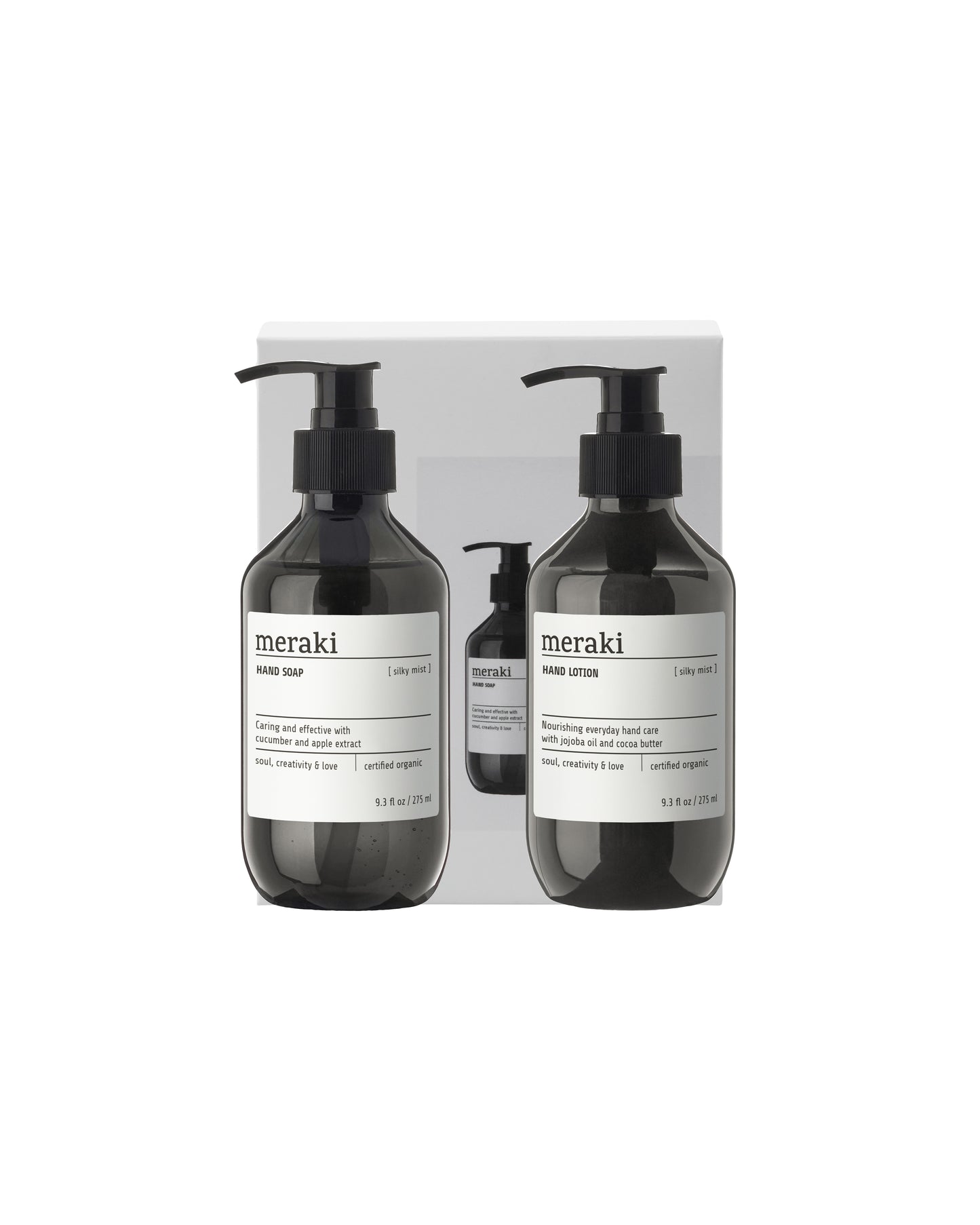 Meraki gavesæt Silky Mist, Simple hand care