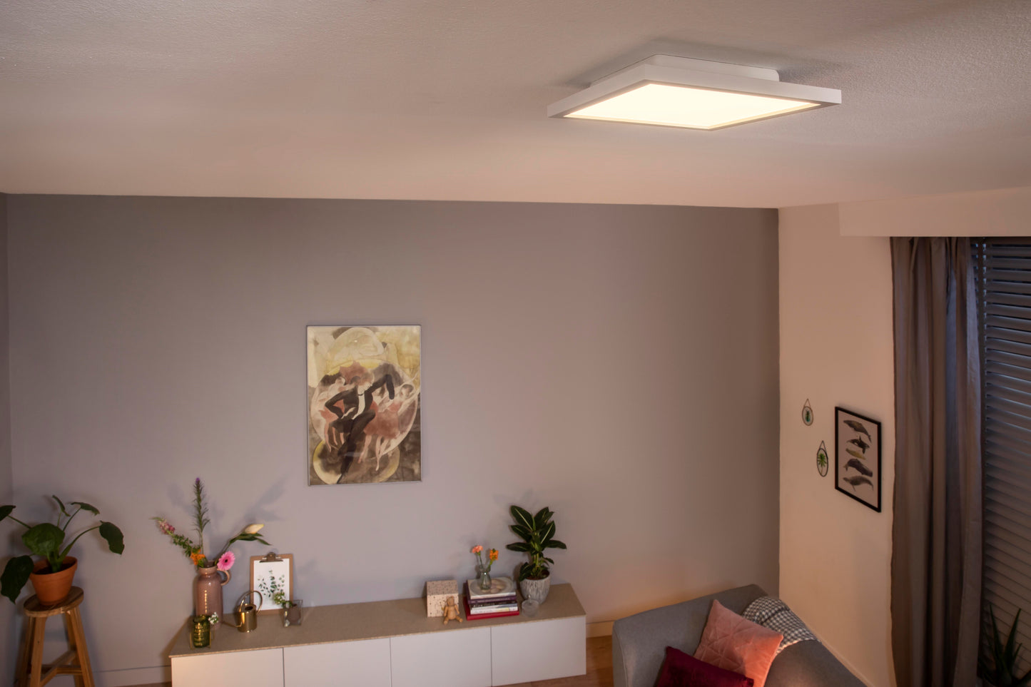 Philips Hue Aurelle Hue Loftlampe Kvadratisk - Lille 30*30