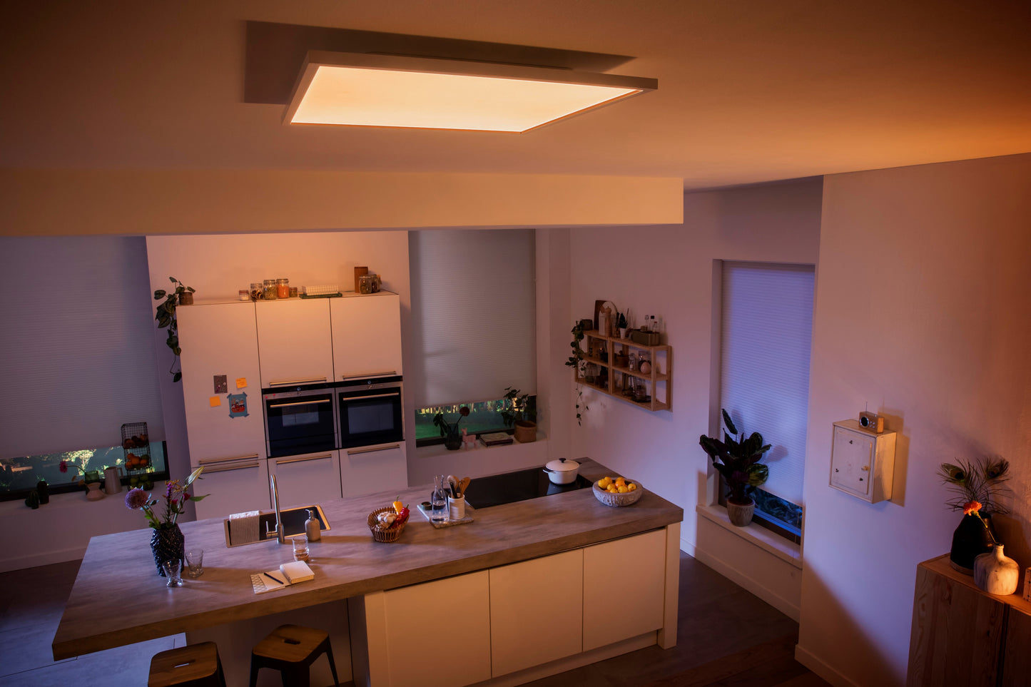 Philips Hue Aurelle Hue Loftlampe Kvadratisk Stor 60*60