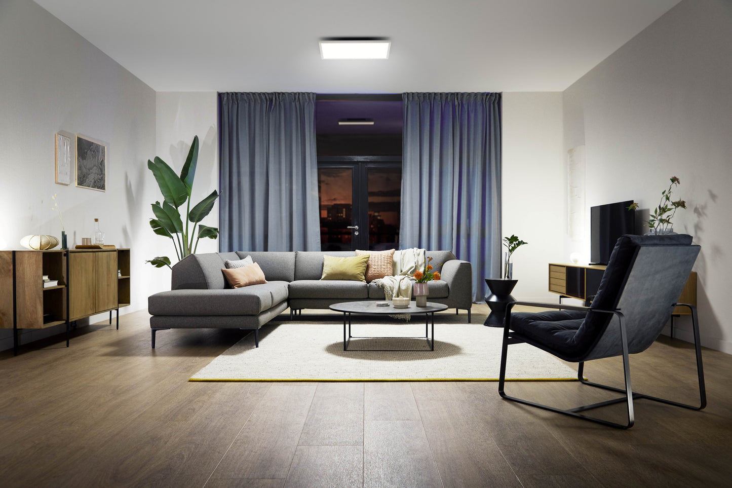 Philips Hue Aurelle Hue Loftlampe Kvadratisk Stor 60*60