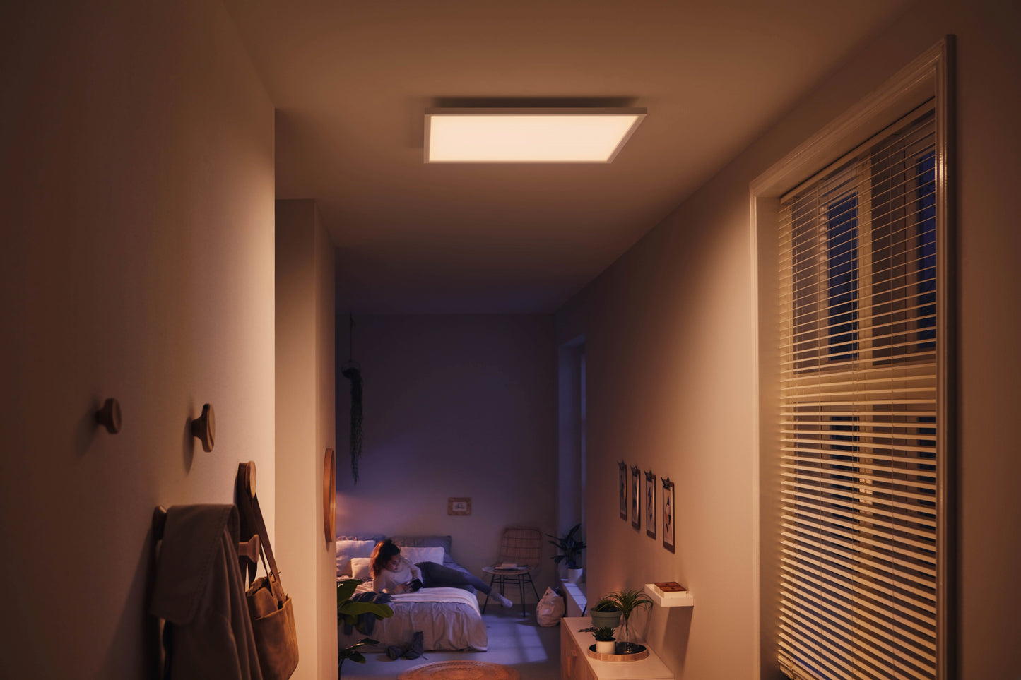 Philips Hue Aurelle Hue Taklampa Square Large 60*60