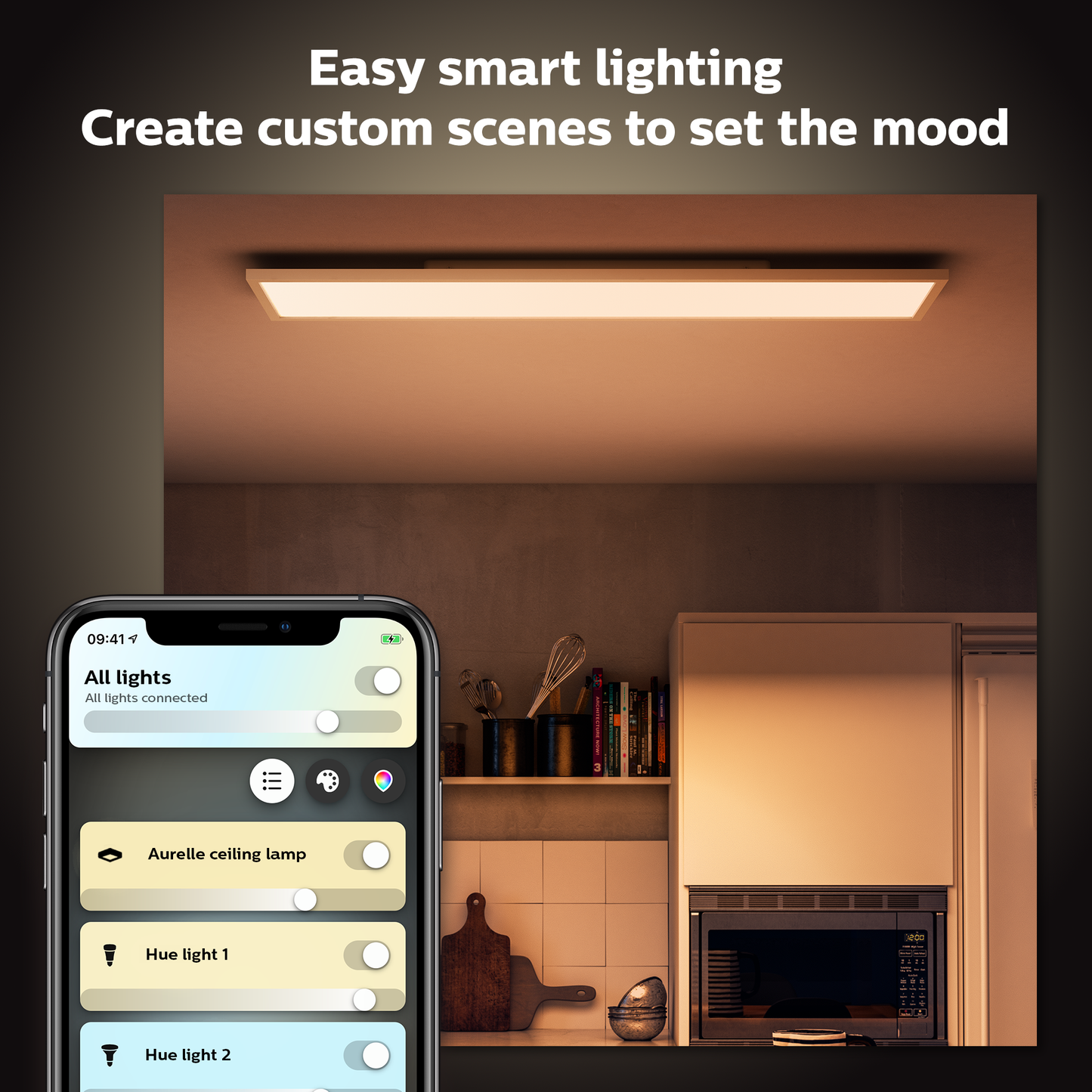 Philips Hue Aurelle Hue Loftlampe Rektangulært 30*120