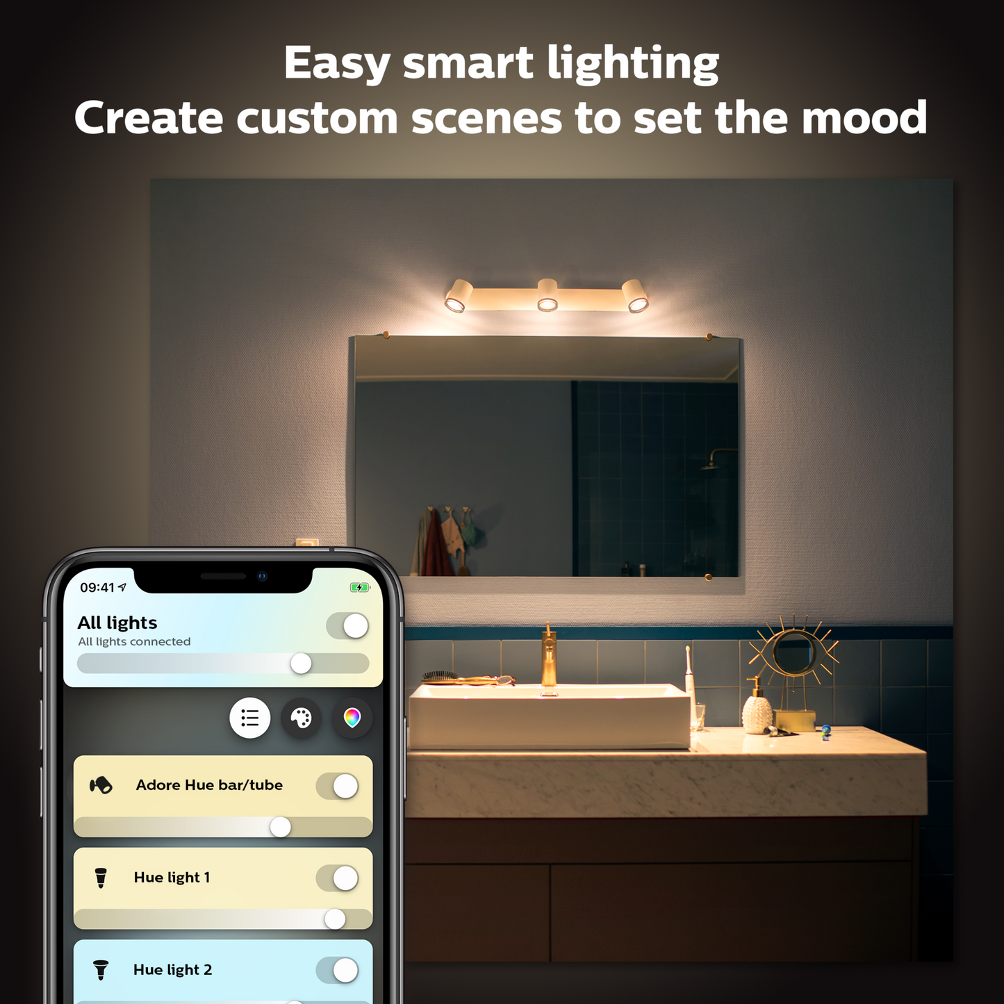 Philips Hue Adore Hue Taklampa 3-Spot