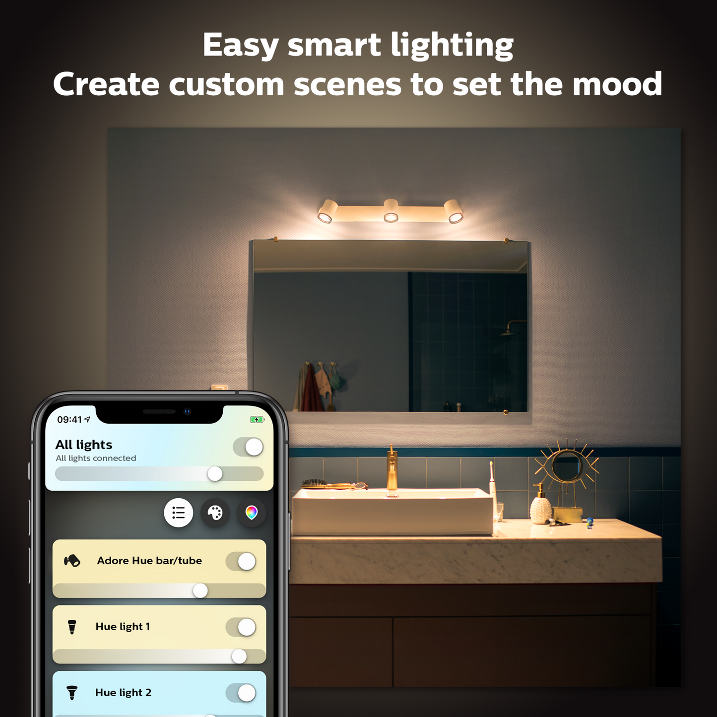 Philips Hue Adore Hue Loftlampe 3-Spot