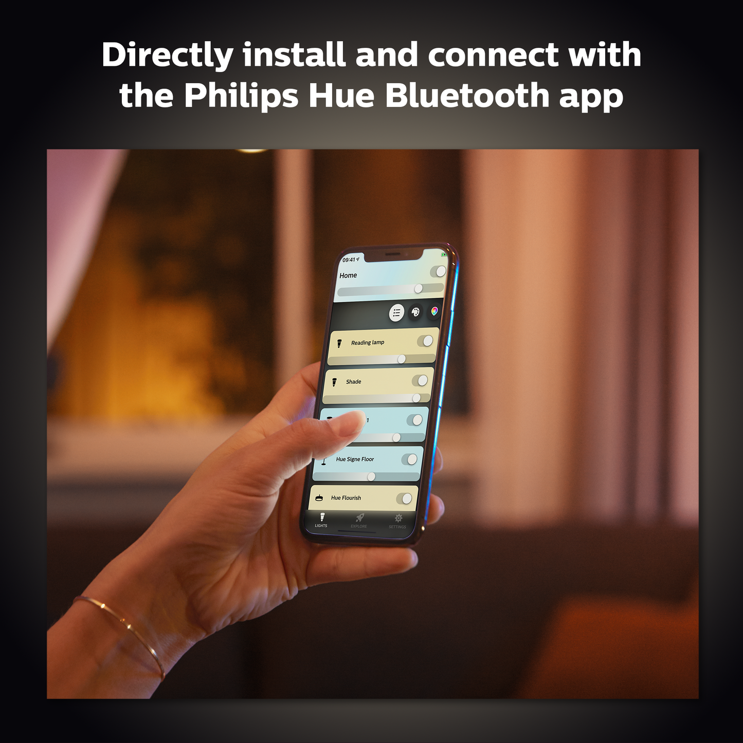 Philips Hue Adore Hue Væglampe L:67.5