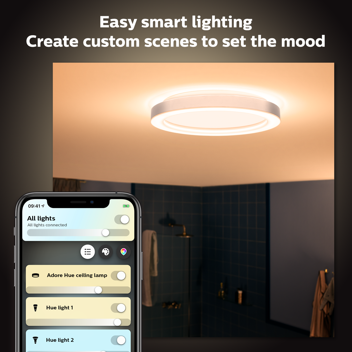 Philips Hue Adore Loftlampe - Krom