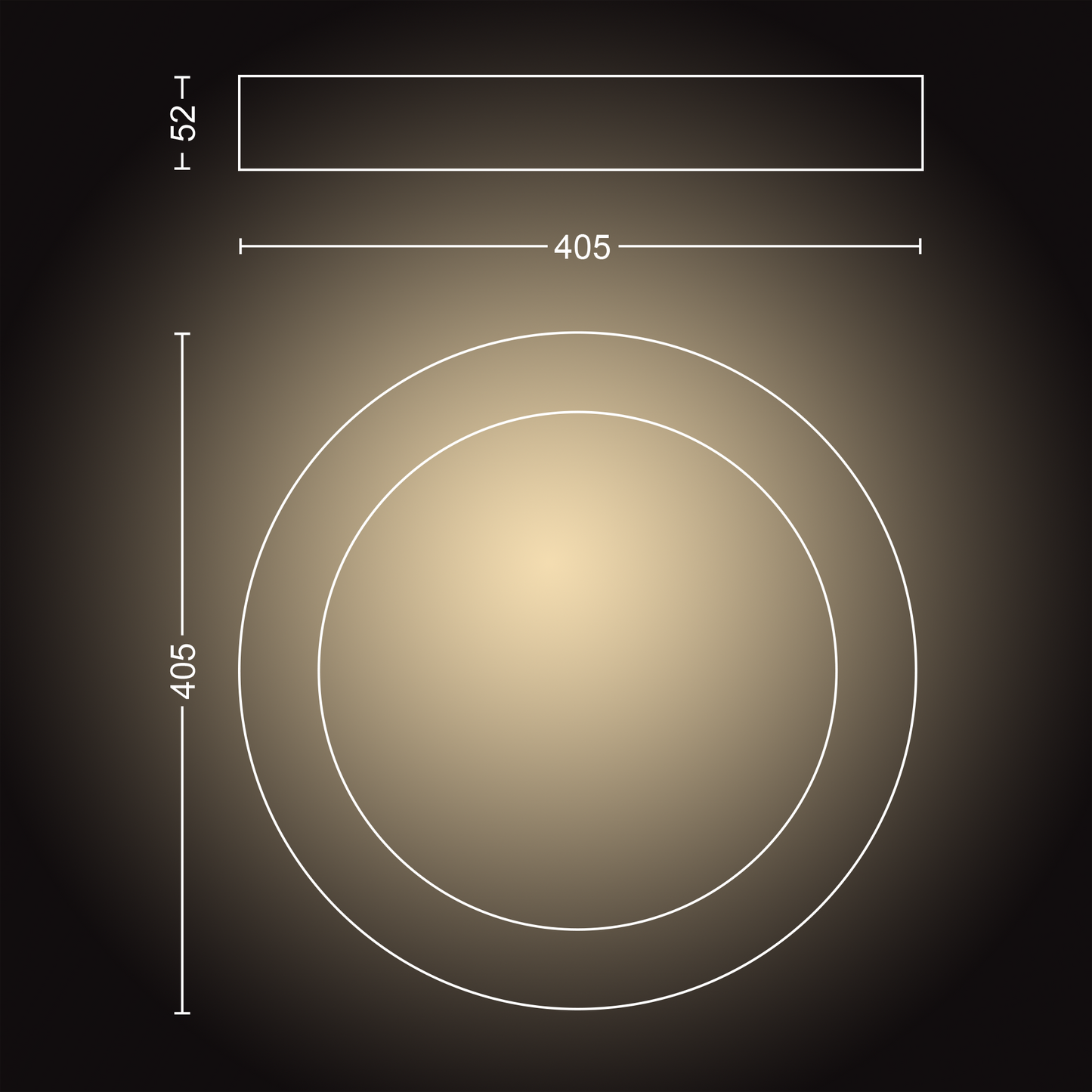 Philips Hue Adore Loftlampe - Krom
